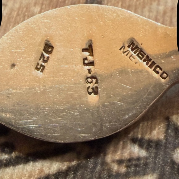 Taxco Vintage Turquoise and Silver cuff Bracelet - Picture 12 of 12